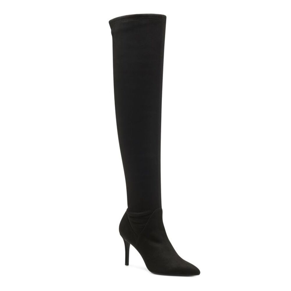 JESSICA SIMPSON Womens Almond Black Abrine Pointed Toe Stiletto Boots 5.5 M